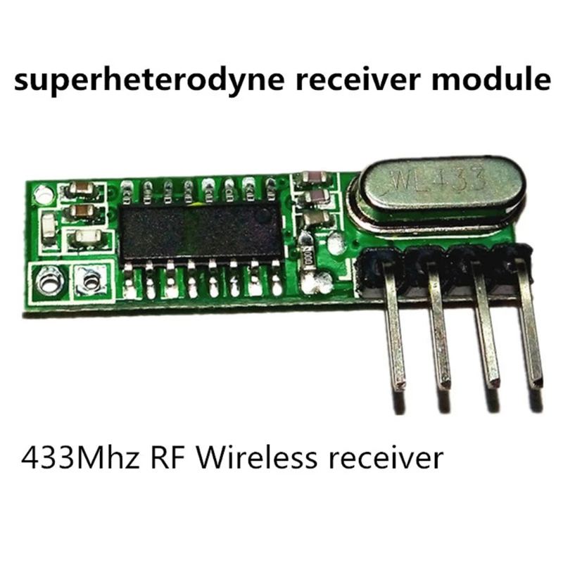 1 Set 433Mhz RF Superheterodyne Receiver Transmitter Module Kit With Antenna For Arduino/ARM/MCU