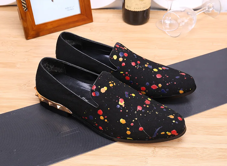 Men's Dress Shoes Wedding Party Flats Casual Driving shoes Men Formal Pointed Toe Loafers Moccasins