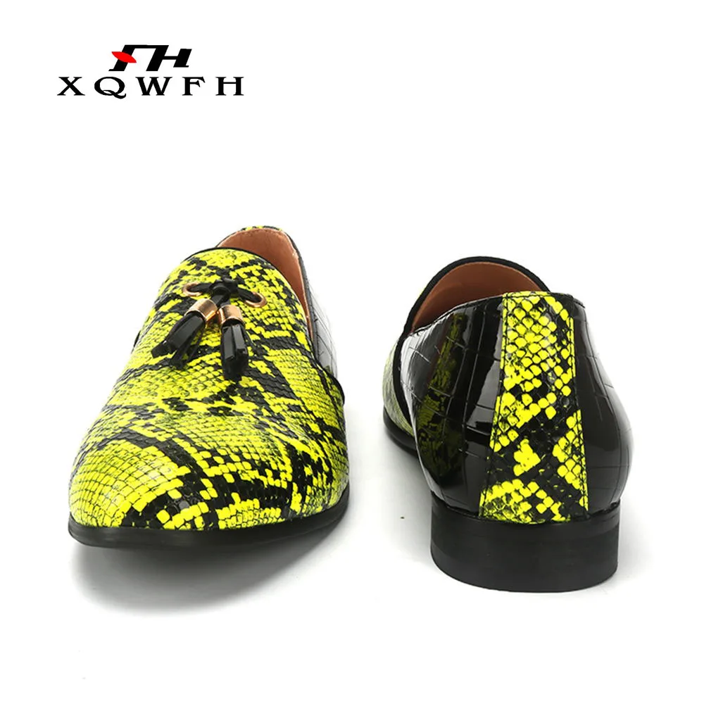 New Colorful Men Casual Shoes Party and Wedding Mens Loafers Breathable Footwear Mixed Colors Walking Male Flats