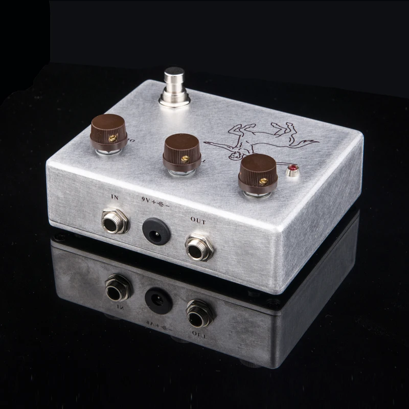 Imagem -06 - Pedal de Overdrive Faça Você Mesmo Todos os Kits com Caixa de Invólucro de Alumínio 1590bb