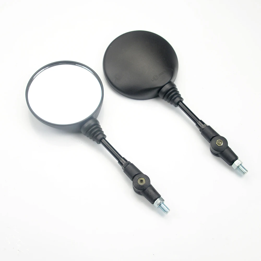 Custom Black Universal Folding Motorcycle Mirror motorbike Side Mirrors Rearview Mirror 8mm 10mm For yamaha Honda Suzuki