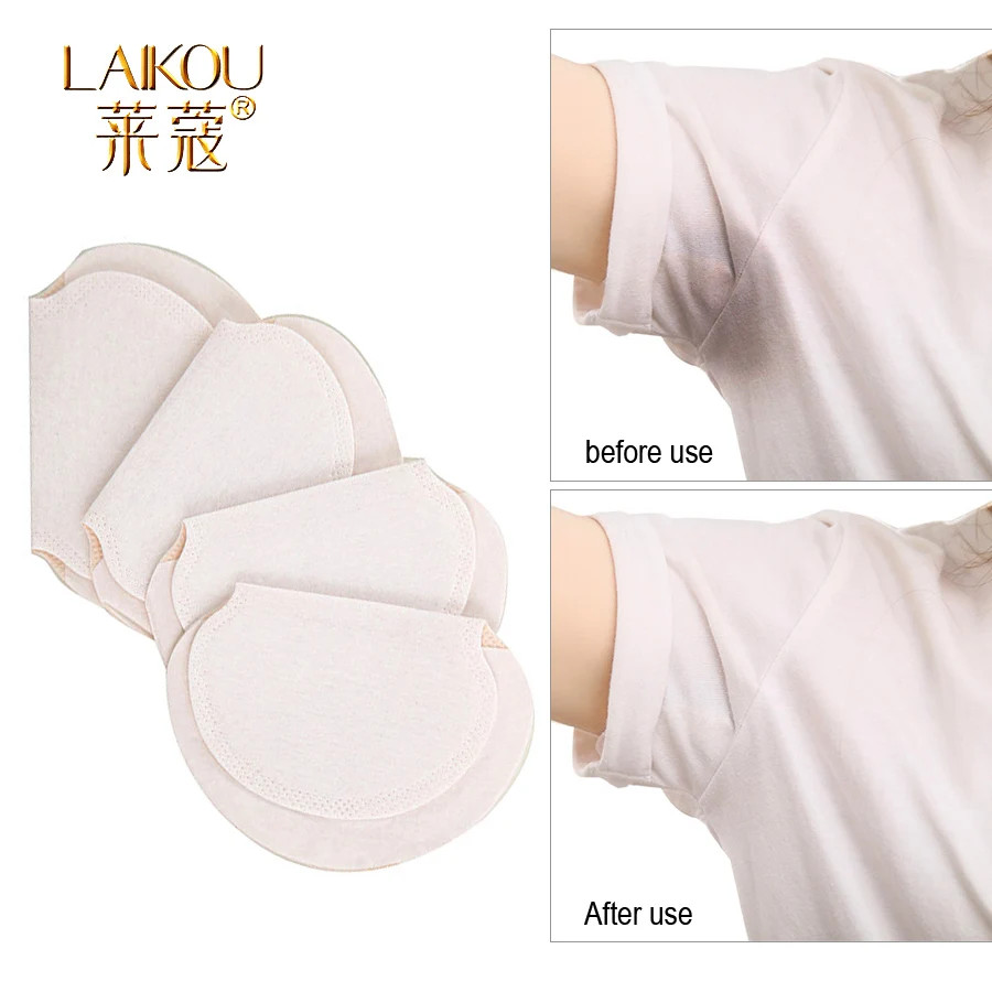 LAIKOU Brand Underarm Sweat Pads Summer Underarm Deodorants Stickers Dress Clothing Shield Sweat Perspiration Pads que  Woman