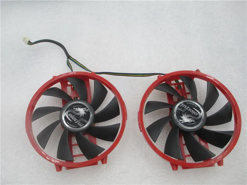 

Original FAN FOR Rainbow GTX970 overseas edition radium R9 280X venomous monitor fan