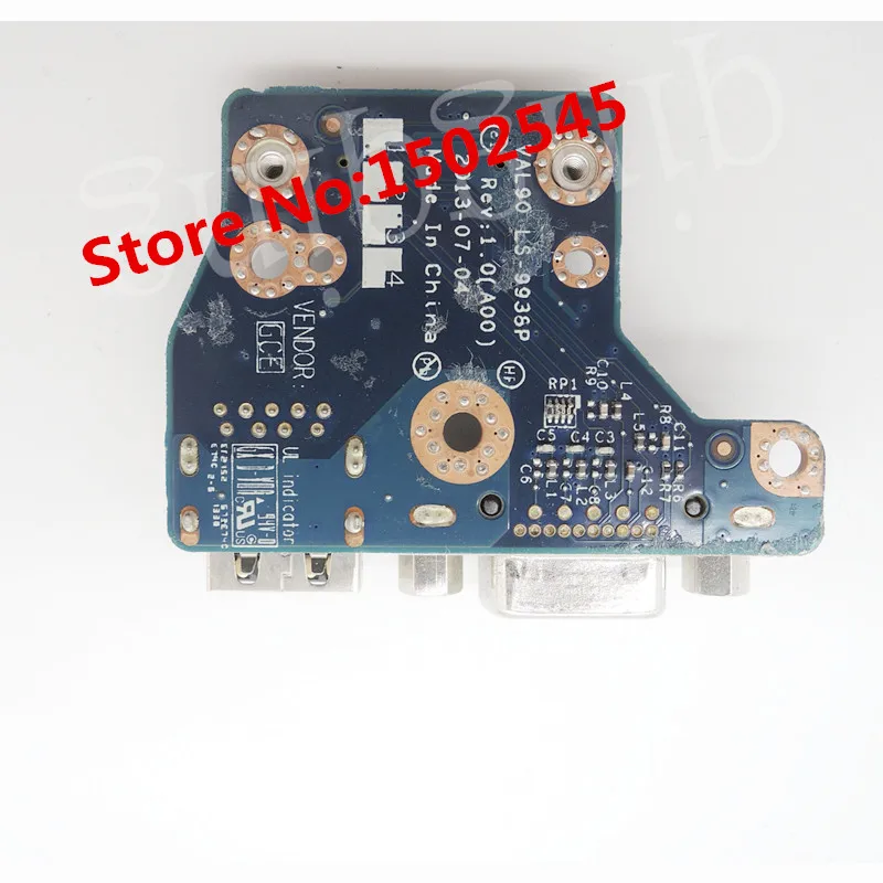 Genuine Original Laptop USB Interface Board For DELL E6440 USB Board VGA Board LS-9938P 028X5F