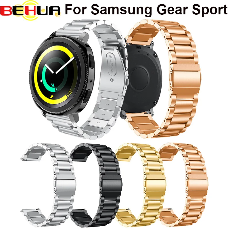 Stainless Steel Watch Band For Samsung Gear Sport Band Replacement Watch Strap For Gear Sport Smartwatch for Man&woman bracelet