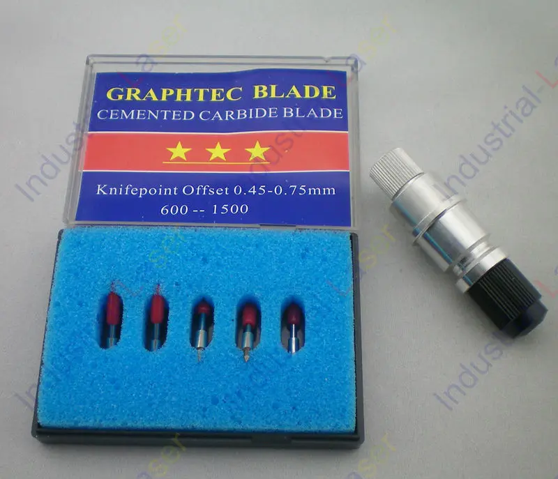 HQ Graphtec CB09 blade holder+5pcs 45 degree blades for Graphtec Cutter Cutting Plotter