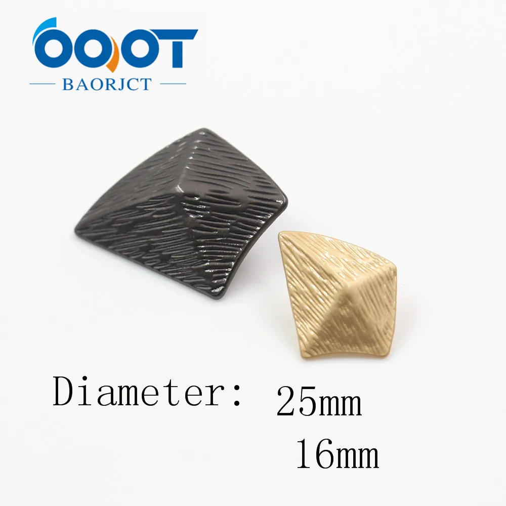 OOOT BAORJCT A-18315-13,10 pcs,25/16 mm High quality classic fashion metal buttons clothing accessories DIY handmade