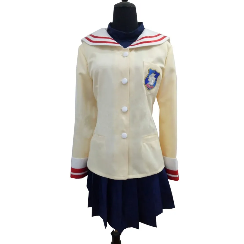 

2018 Clannad Ibuki Fuko Hikarizaka Private High School Grade 1 School Uniform Anime Cosplay Costume