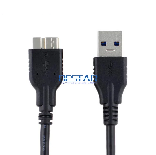 مايكرو-B USB 3.0 مايكرو B قصيرة كابل بيانات مزامنة رقيقة كابل 30 سنتيمتر 60 سنتيمتر 1M 3M ل اسي P9220 P9223 وعرة البسيطة ضئيلة WD جواز سفري