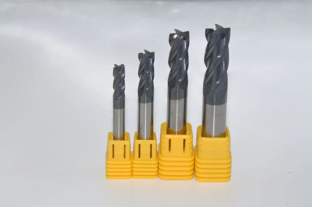 upgd 4F-14*14*55*150 ,HRC45,carbide End Mills,carbide Square Flatted End Mill,4 Flute,coating:TiNAL,factory Outlet Length