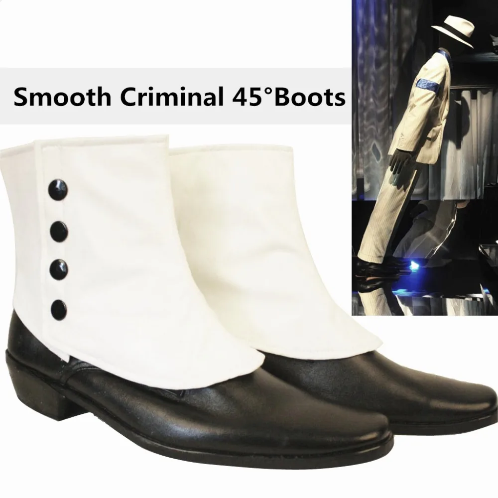 Rare MJ Michael Jackson SMOOTH CRIMINAL Easy 45 Degrees Magic Amazing Unimaginable Leaning Shoes Boots Show Moonwalk 1990-1995 S