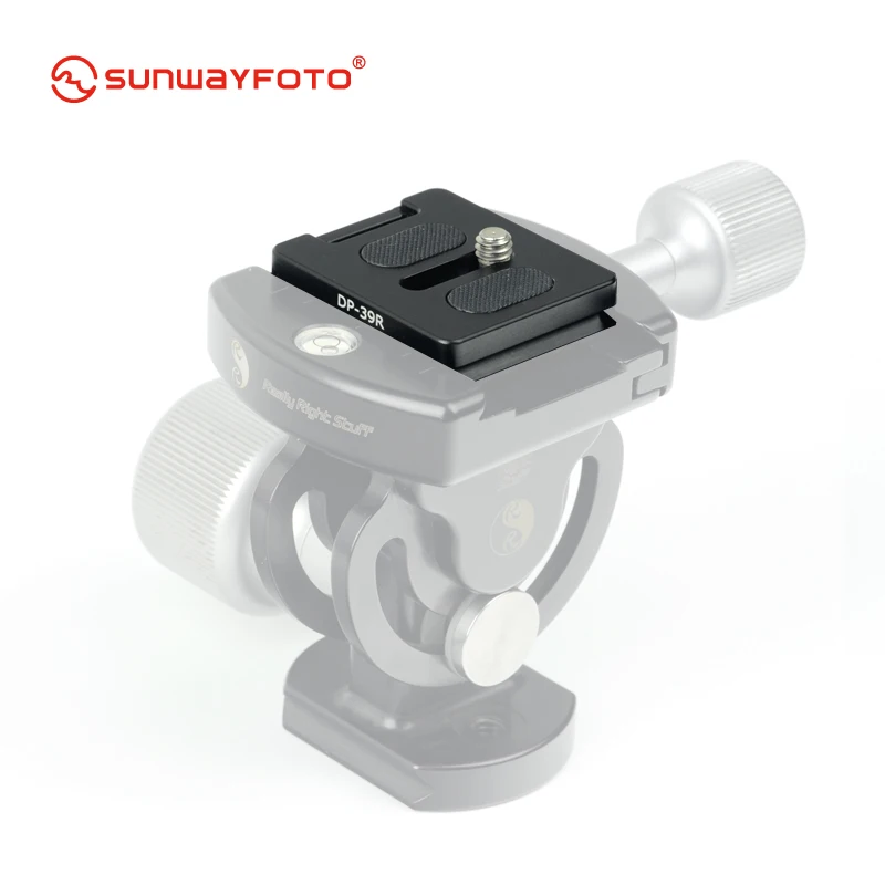 SUNWAYFOTO DP-39 Tripod Head Quick Release Plate for DSLR Camera Tripod Head  Professional Aluminum Monopod Quick Release Plate