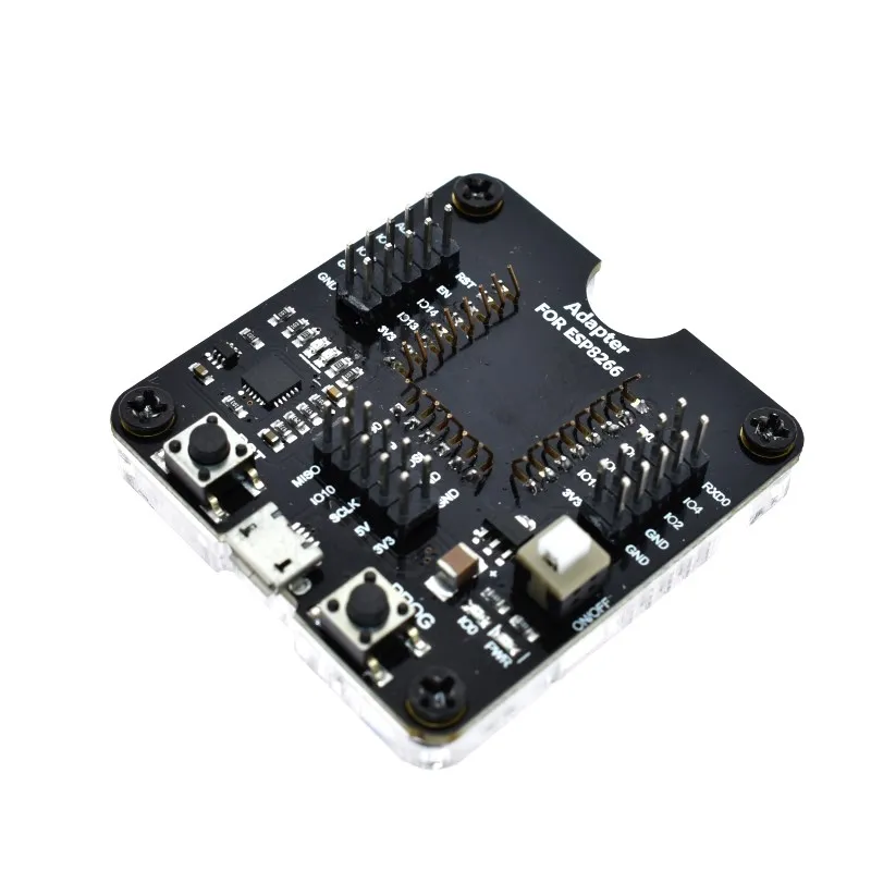 ESP8266 Test Board Burn Fixture Support Module ESP-12E ESP-12F ESP-07 Integrated Circuits Internet of Things