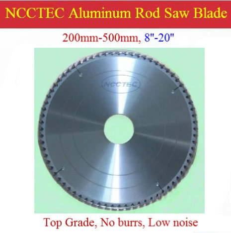 

16'' 100 teeth NCCTEC TOP Grade 400mm carbided Aluminum rod plastic steel cutters NAC400104TG fast FREE Shipping