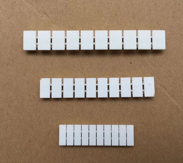 100PCS UK2.5B, UK5N universal terminal Label ZB6 Marker Strip blank, without number (Identification stripe)