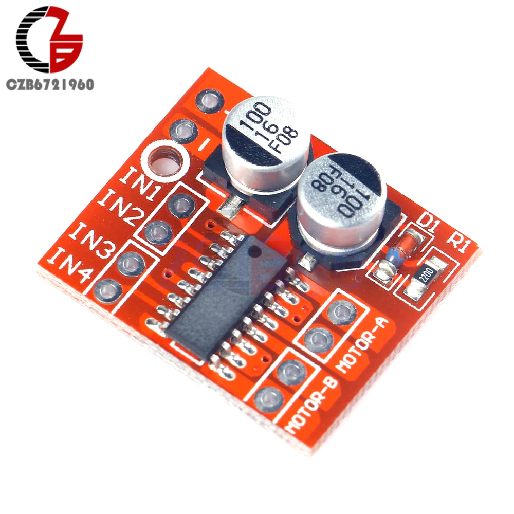 1.5A 2-way DC Motor Driver Module PWM Speed Dual H-Bridge Stepper L298N