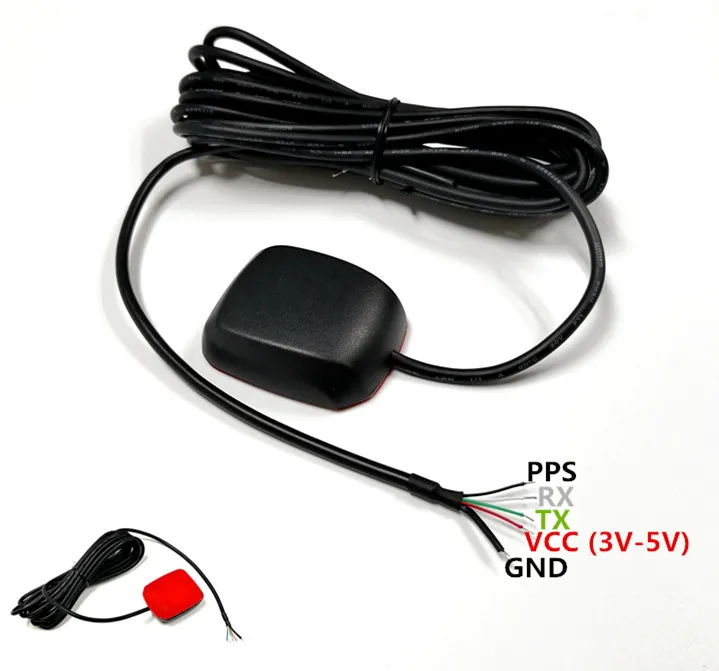 GN200G PPS  TTL level DIY 5pin Connector PPS GPS GNSS GLONASS module antenna reciever magnetic bottom waterproof IP67 1Hz 9600