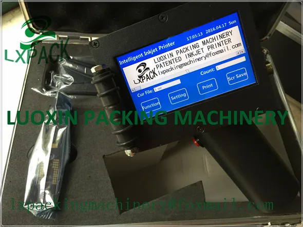 LX-PACK najniższa cena fabryczna, w których ręczny System technologia druku atramentowego akumulator głowicy drukującej regulacji