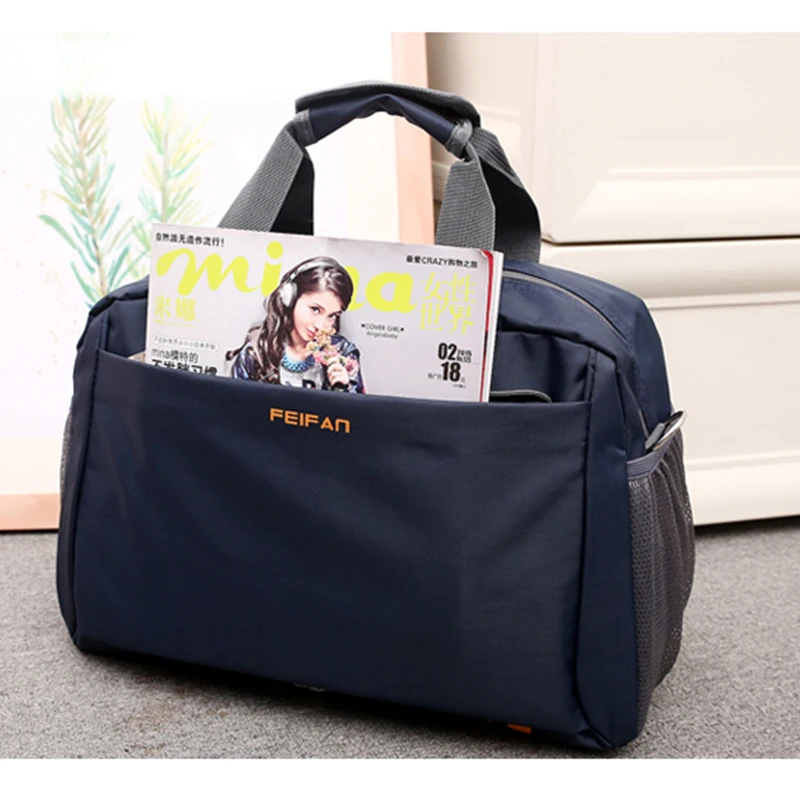 New Fashion Waterproof Men  Travel Bags Carry Luggage Bags Portable Travel Tote Weekend Bag Crossbody Handbag