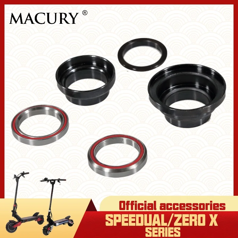 Upper Bowl and Lower Bowl and Bearing for SPEEDUAL Mini Plus and ZERO 8X 10X 11X Electric Scooter MACURY Original Spare Parts