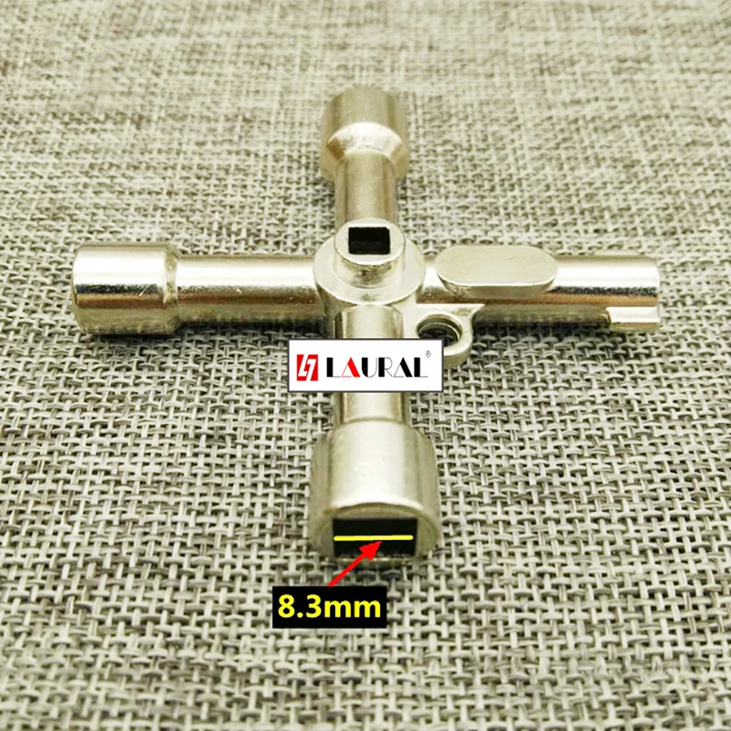 Best quality  Lock Cylinder Triangle/Four Corner Elevator Key Water Meter Front Valve Key