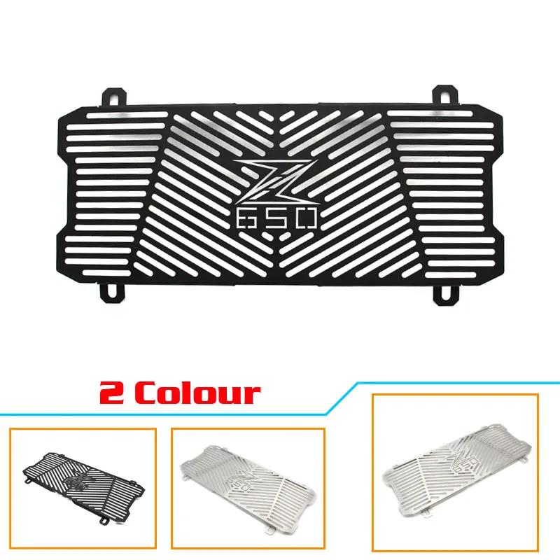 

Free Shipping Stainless Steel Motorcycle Radiator Guard Radiator Grille Cover Fits For KAWASAKI Z650 2017