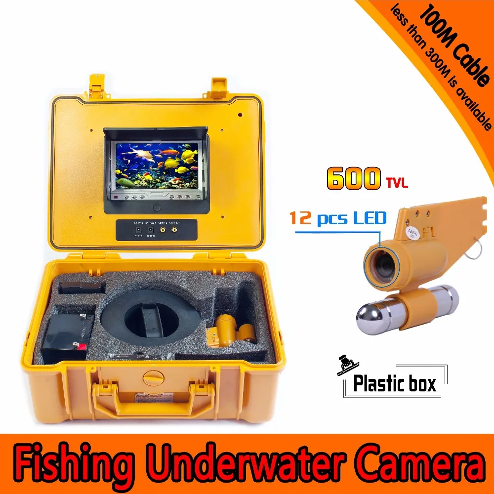 7 Inch 100M  600TVL Under Water AV Endoscope Camera