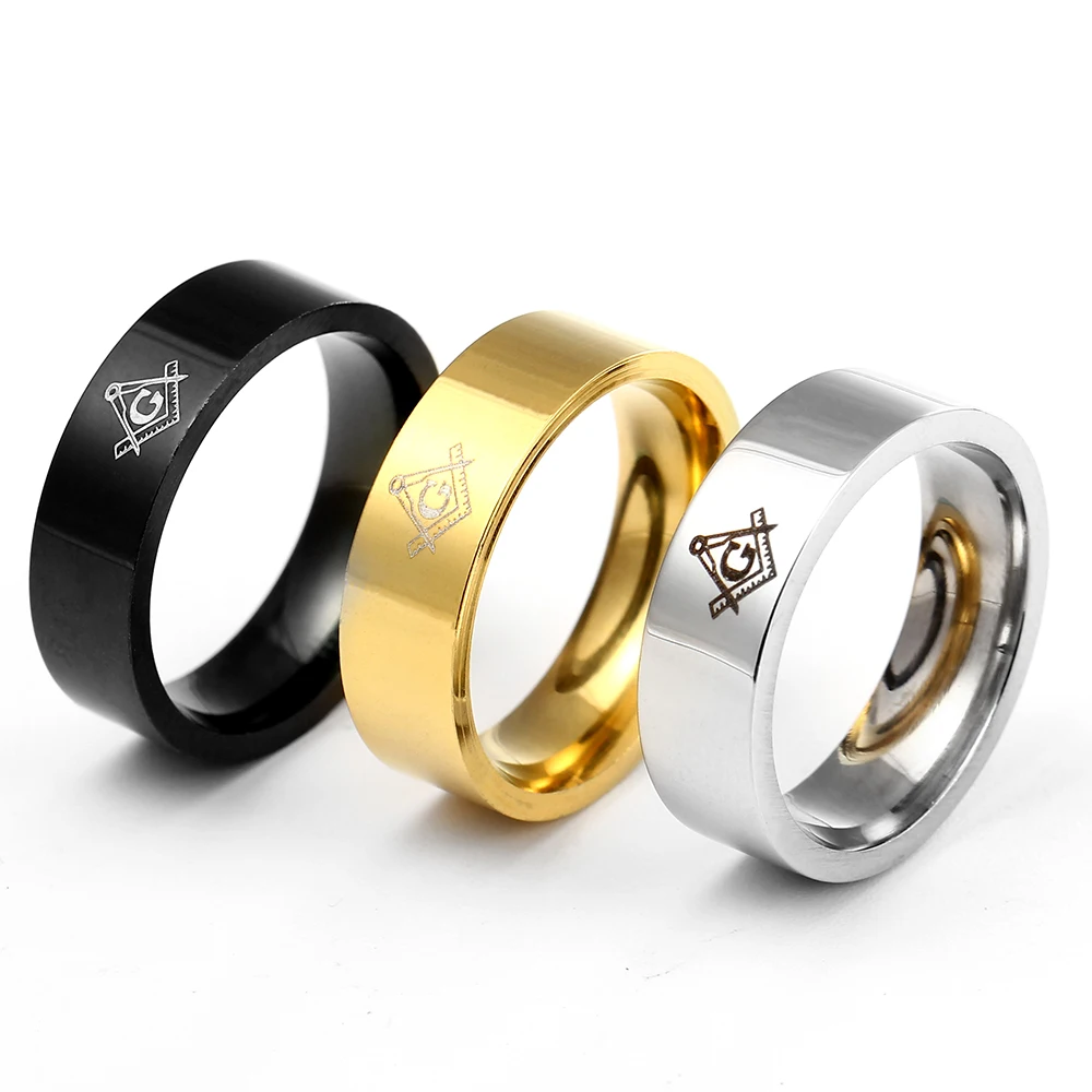 6mm wide Classics Stainless Steel Ring For Men Women