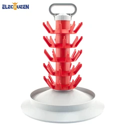 New 45 -Bottle Tree Drainer & Drying Rack For Beer & Wine Bottles Homebrew