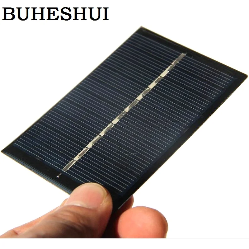 

BUHESHUI Wholesale 0.6W 5V Solar Cell Polycrystalline Solar Panel Solar Module DIY Solar Charger 84*56*3 20pcs/lot Free Shipping