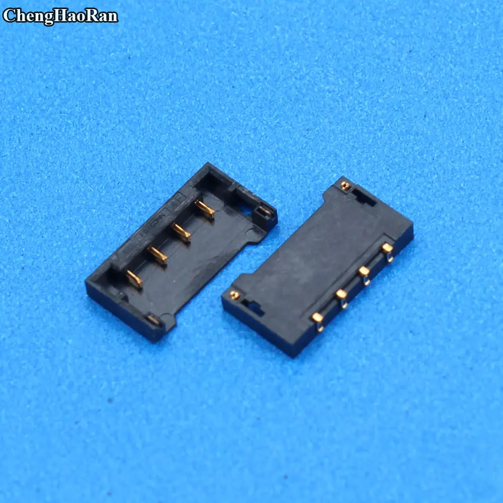 ChengHaoRan 3 pcs/lot FPC For iPhone 4S Replacement FPC Connector Battery Clip on motherboard mainboard