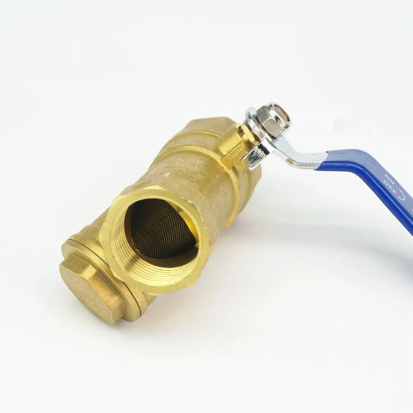 Messing Y Typ Sieb Filter Ball Ventil 1 "BSP Gleich Innengewinde