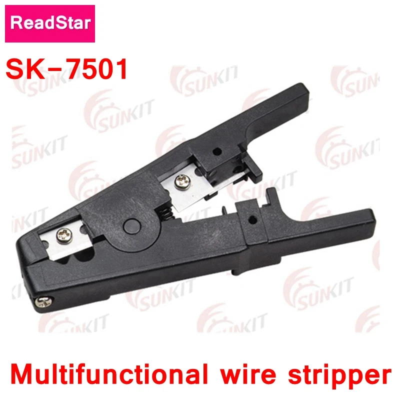 ReadStar-Pelacables multifuncional SUNKIT SK-7501, cortador de cables multiconductor, cortador de cables de teléfono y red