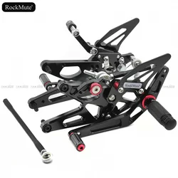 Motorcycle Rearsets For Yamaha YZF-R1 YZF R1 2004 2005 2006 CNC Adjustable Footrest Shift Lever Brake Pedal Foot Pegs Rear Set