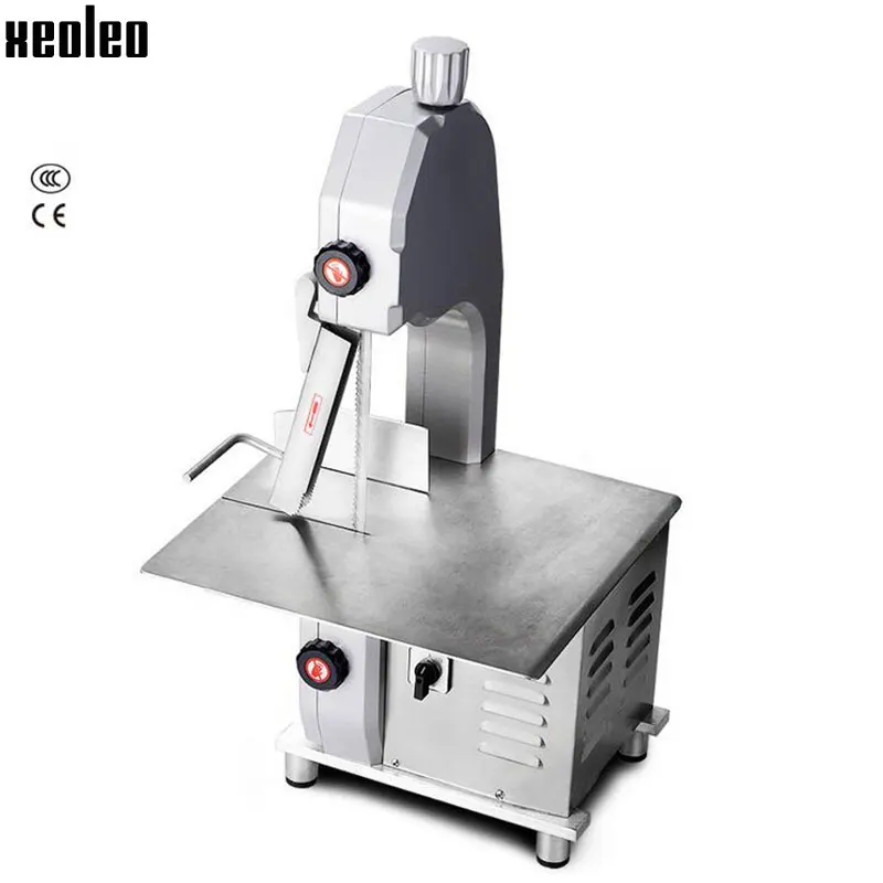 XEOLEO Segatrice per ossa Taglierina elettrica per costole Sega per taglio osseo Seghe per ossa di carne commerciali Taglierina per carne congelata 200-300 kg / h 1100 W