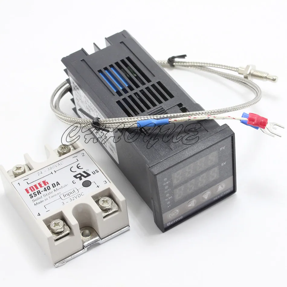 3-in-1 Digital Temperature Controller Thermostat REX-C100