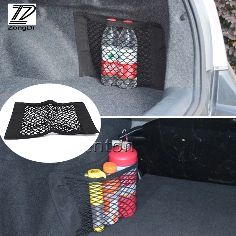 ZD New Car Styling Trunk luggage Net Stickers For Kia Rio 3 Ceed Toyota Corolla 2008 Avensis C-HR RAV4 Mazda 3 6 Accessoreis