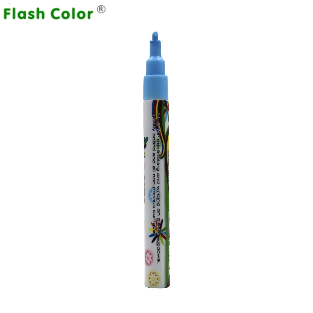 

Flashcolor Highlighter Blue Neon Liquid Chalk Marker pen for board sign 3MM 1pcs