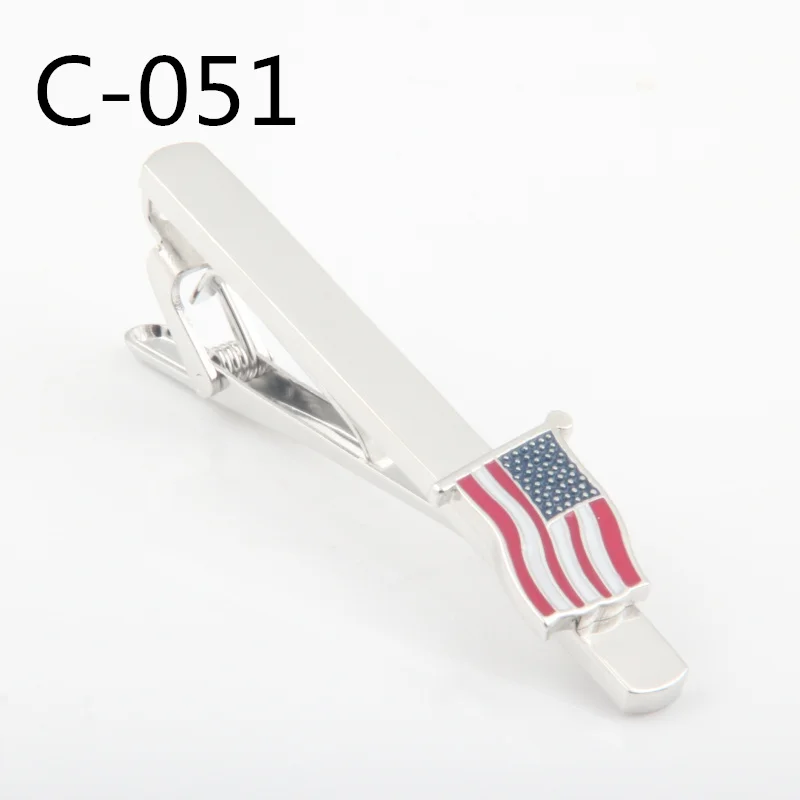 Interesting Tie Clip Novelty Tie Clip Can be mixed  For Free Shipping C-051 Flag of the United States