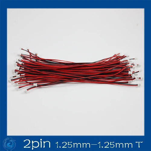 2-Pin Connector w/.Wire x 10 sets.2pin 1.25mm-1.25mmT