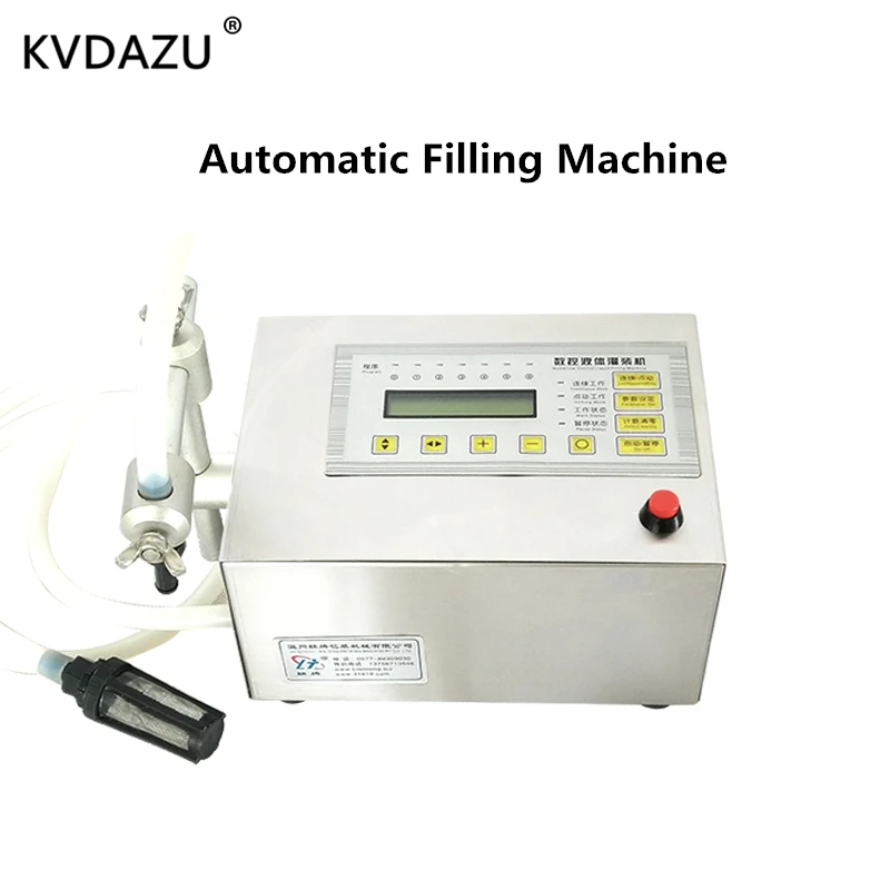 

Digital Control Pump Liquid automatic Filling Machine LCD display mini Portable Electric perfume Water drink milk bottles filler