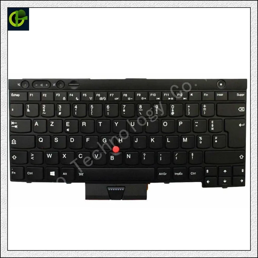 

Original French AZERTY keyboard for Lenovo ThinkPad L530 T430 T430S X230 W530 T530 T530I T430I 04X1263 04W3048 04W3123 FR