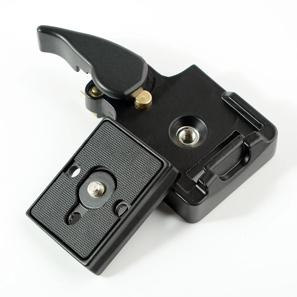 Adapter zaciskowy SETTO 323 Quick Release na statyw kamery z Manfrotto 200PL-14 płytka stabilizatora BS88 HB88