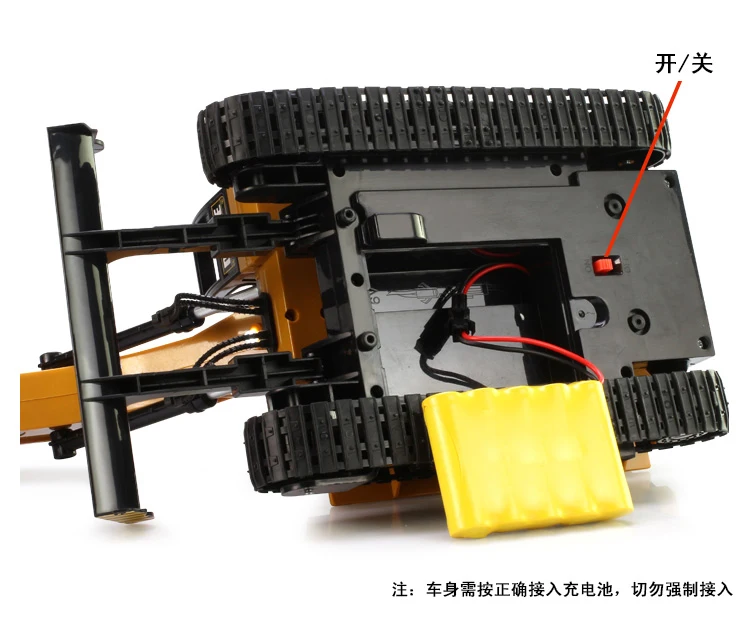 Nieuwe rupsgraafmachine Draadloze bediening Vrachtwagen Sluitingen Auto Mechanisch en elektrisch speelgoedmodel Plastic afstandsbediening 2021