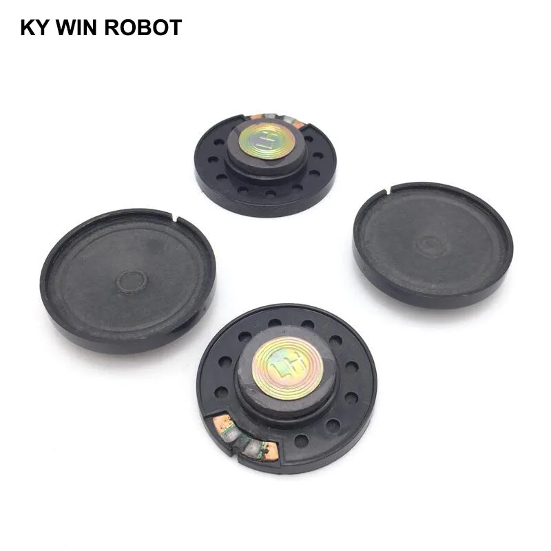 2pcs New Ultra-thin speaker Doorbell horn Toy-car horn 32 ohms 0.5 watt 0.5W 32R speaker Diameter 40MM 4CM thickness 10MM