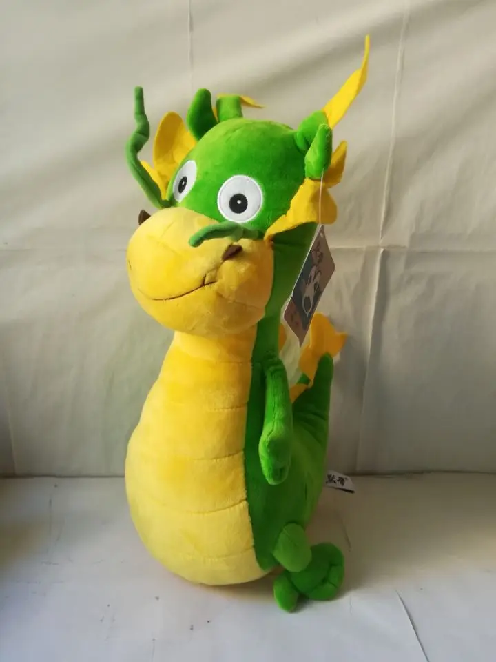 

large 40cm cute cartoon dragon plush toy Chinese tranditional mascot dragon soft doll pillow ,birthday gift b1828