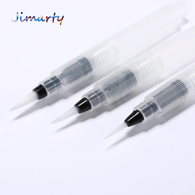 3PCS/set Refillable  art marker Water Brush Ink Pen for Water Color Drawing Painting Illustration Pen Office Stationery set