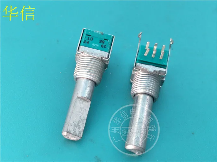 Original new 100% RK09L12BOF25COA103 9011 horizontal double potentiometer A10K 103A A103 handle 25MMF (SWITCH)