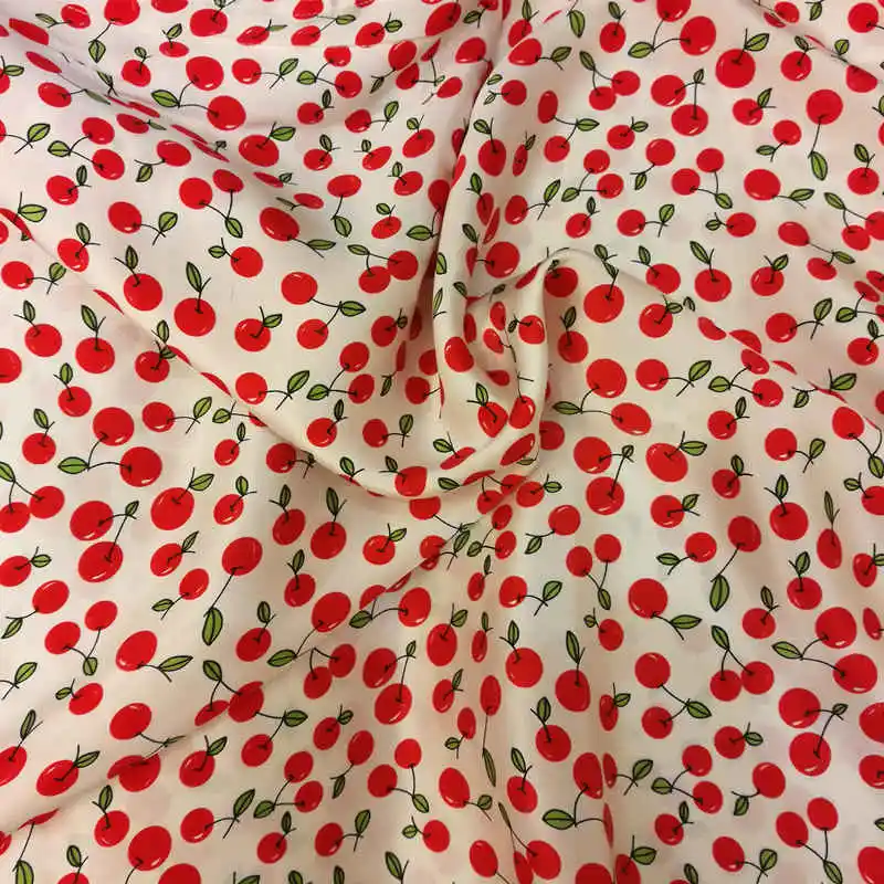 100% Silk Fabric Charmuse Silk Printed china nature pure silk fabric multicolors SCF-AP