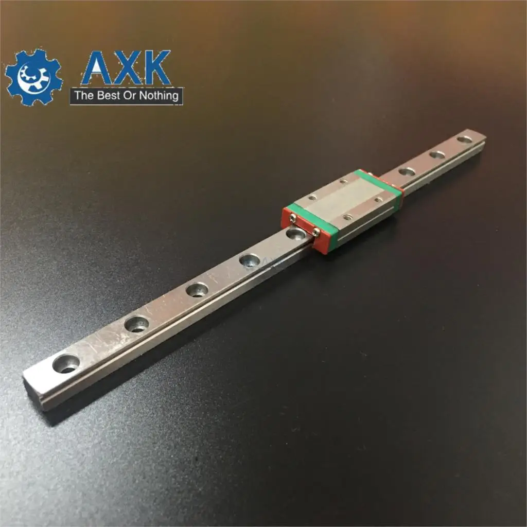 

cnc parts MGN7 MGN12 MGN15 MGN9 300 350 400 450 500 600 800mm miniature linear rail slide 1pcMGN9 linear guide+1pcMGN9H carriage